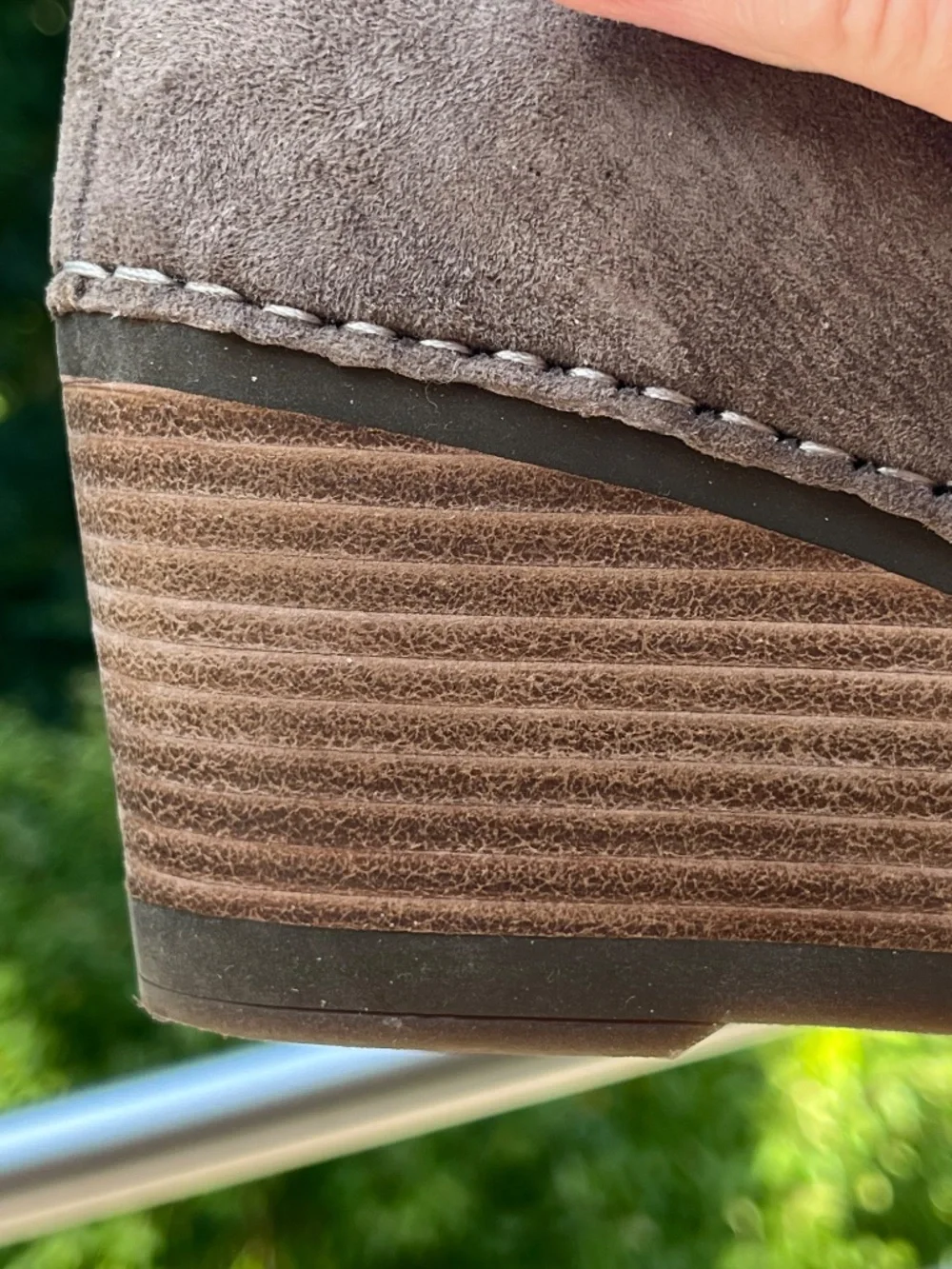NIB Dansko suede wedge / Mary Jane heels.